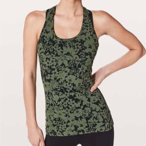 Lululemon Cool Racerback Tank Green/Black
